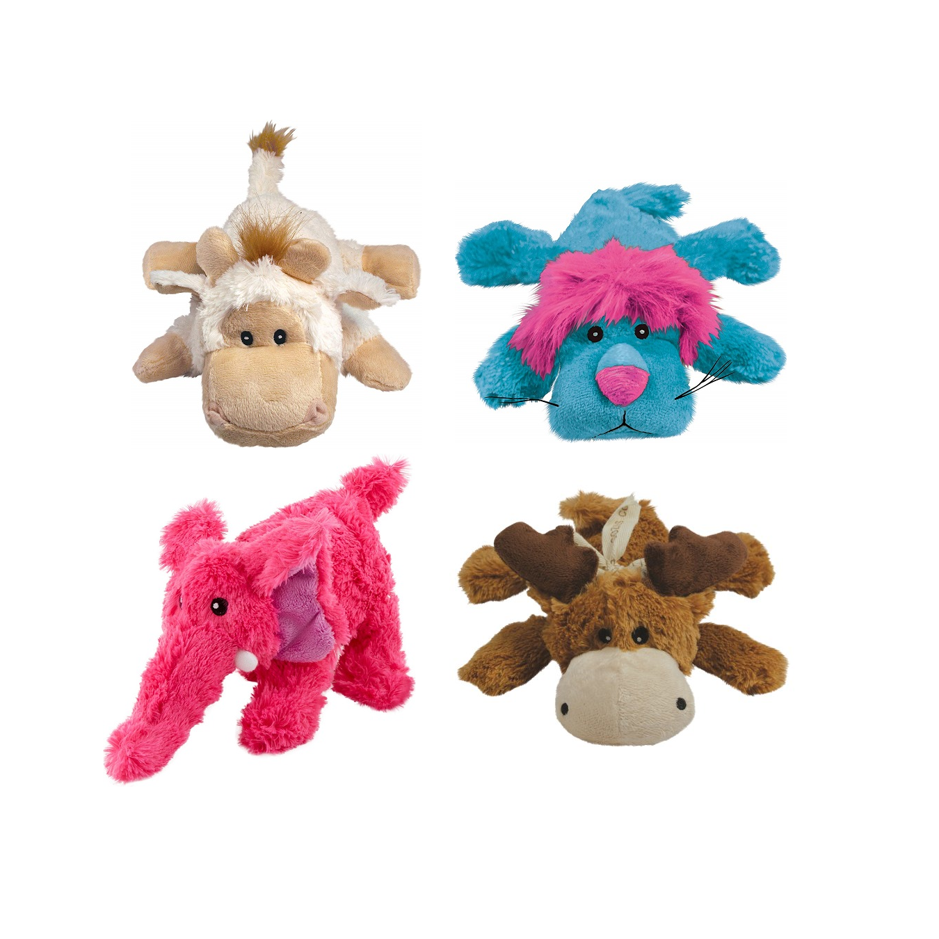 Cozie Baily Kong Cozies Dog Squeaky Toy Kong Cozie Baily The Blue