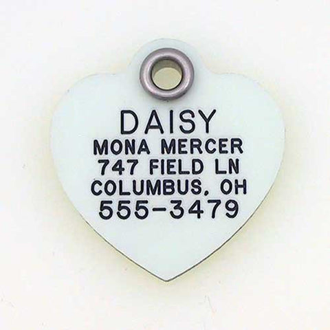 Glow-in-The-Dark-Tag - Heart,  - Lucky Pet