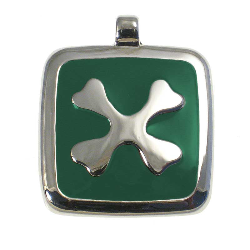 Crossed Bones Jewelry Tag,  - Lucky Pet