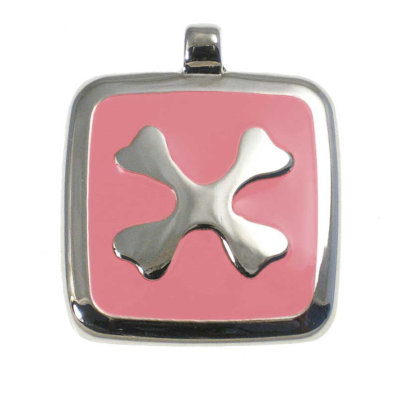 Crossed Bones Jewelry Tag,  - Lucky Pet