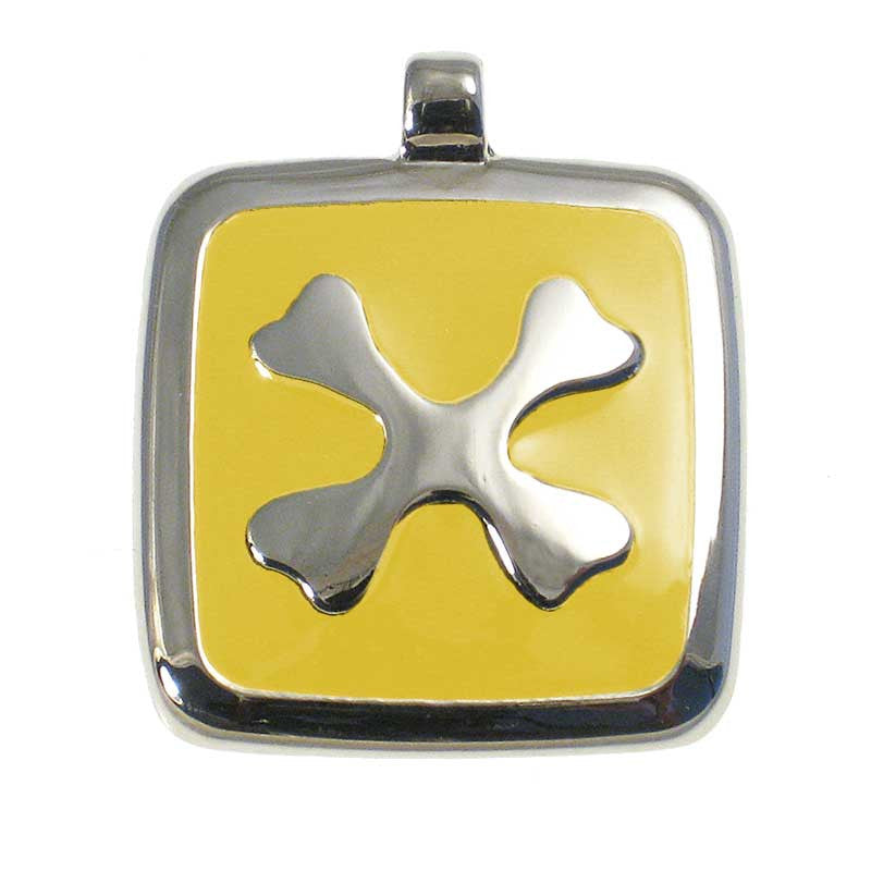 Crossed Bones Jewelry Tag,  - Lucky Pet