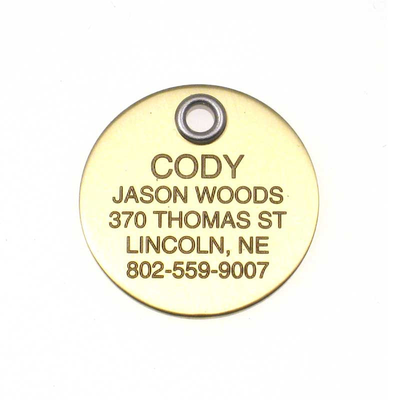 Metal Round,  - Lucky Pet