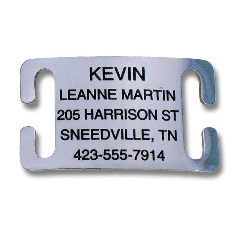 Slide-On Collar Tags