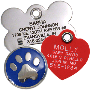 Custom Pet Tags Personalized for Dogs Cats LuckyPet